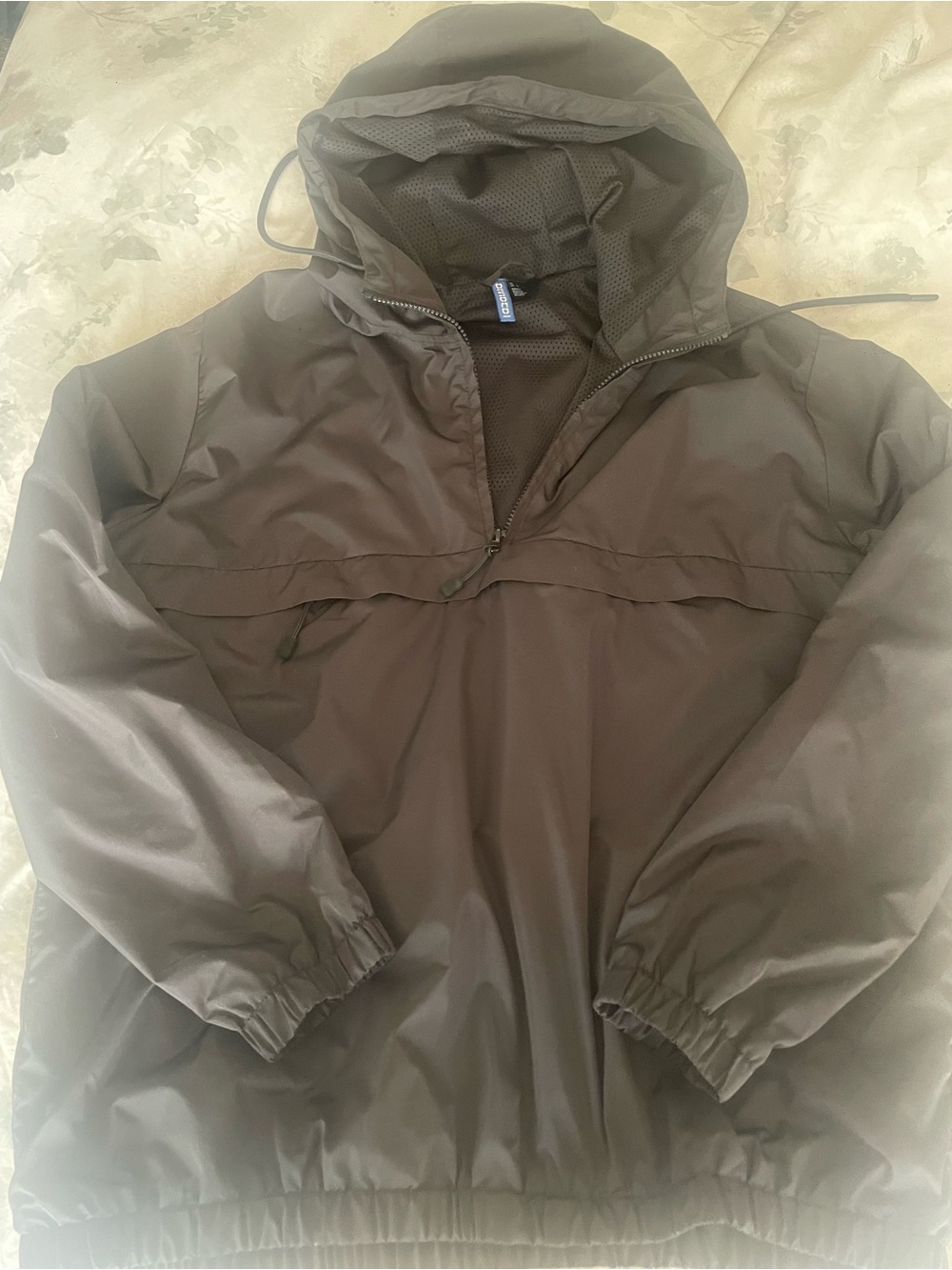 H&M Olive Green Hooded Windbreaker Pullover
